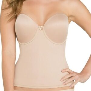 Va Bien Womens Ultra-Lift Seamless Bustier Style-1503 Size 38DDD